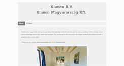 Desktop Screenshot of klunen.com