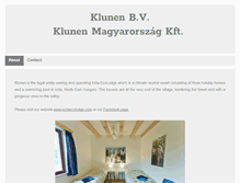 Tablet Screenshot of klunen.com